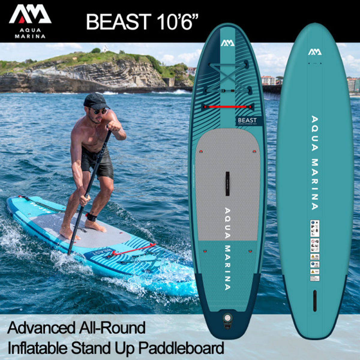 Aqua Marina Beast Advanced All-Around iSUP 10' 6
